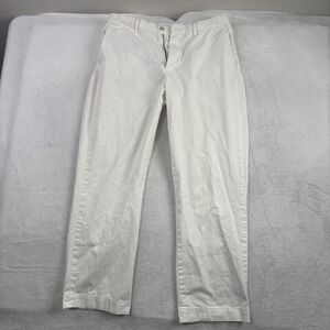Polo Ralph Lauren Stretch Classic Fit White Chino Pants Men's Waist 33" x 29" L